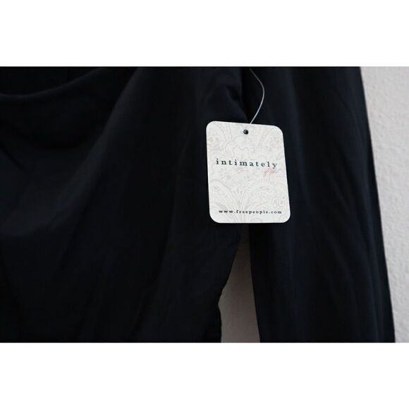 Intimately Free People OB1251780 Women's Sz XS Black Wind Down Layering Top - Picture 3 of 8